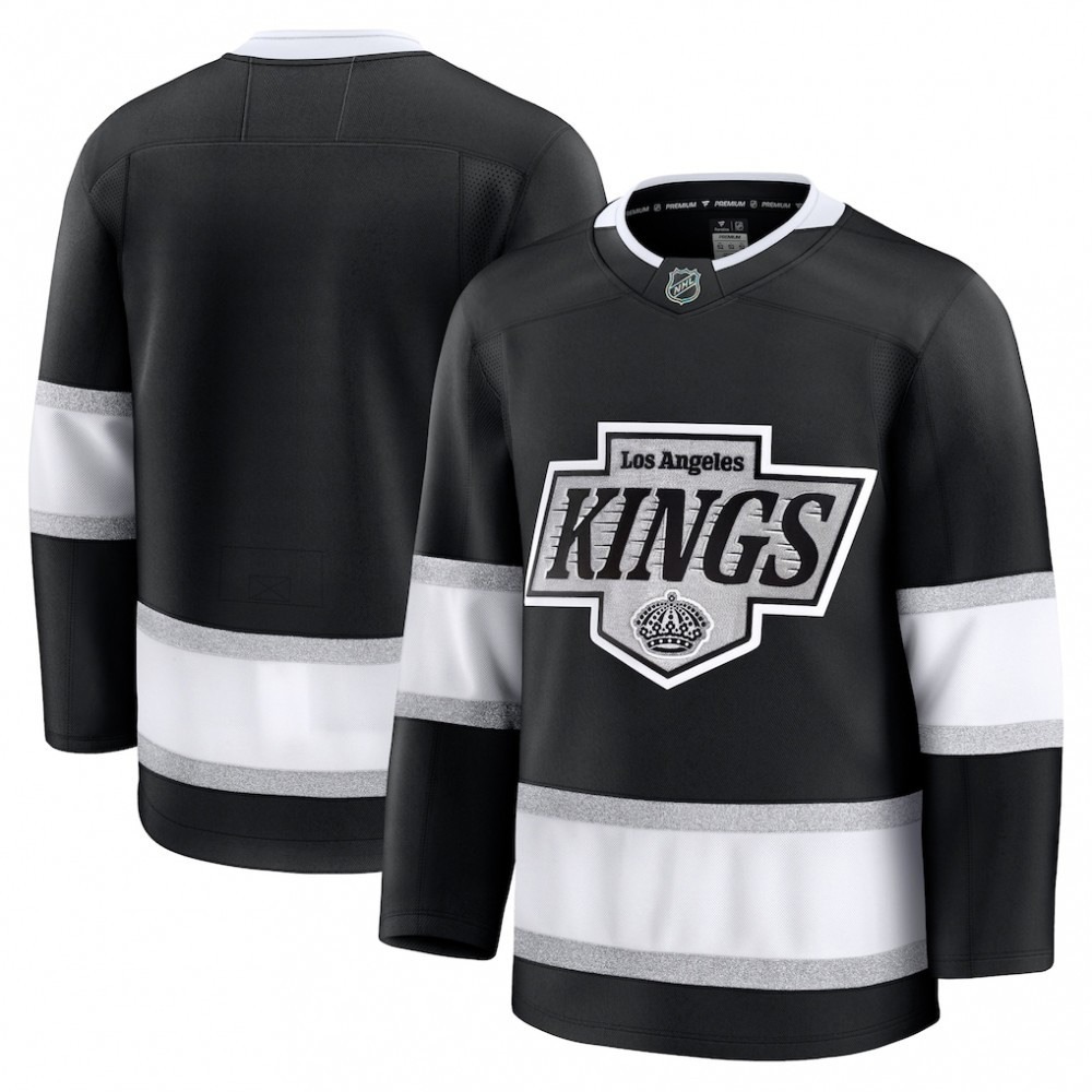 Los Angeles Kings Home Premium Jersey - Black-Pro Kit Vault | Brand New 26/27 Sports Jerseys